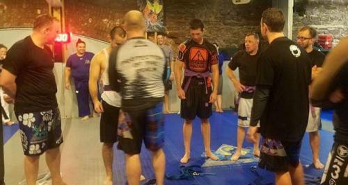 Purple belt · August 27, 2016 · Promoted by Jay Bell