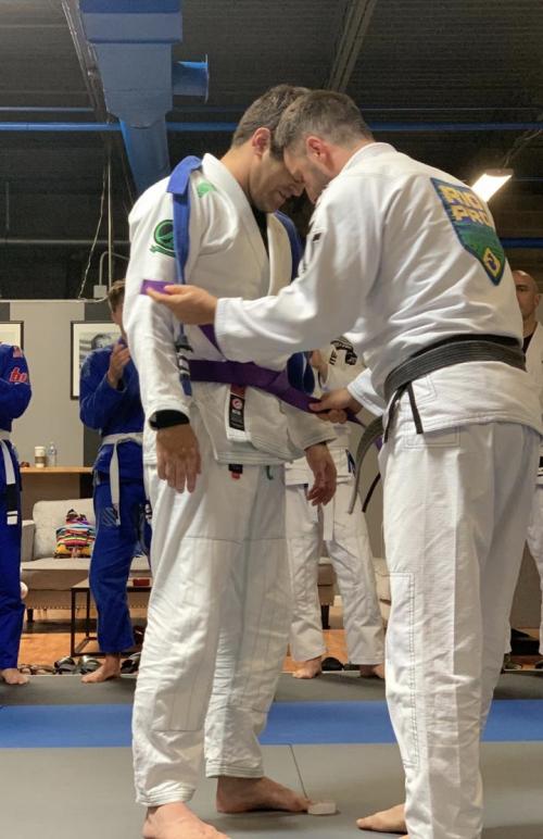 Purple belt · August 10, 2019 · Promoted by Jose (Ze) Dias