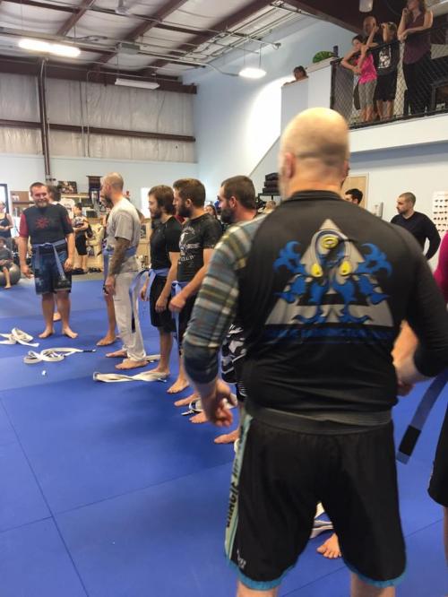 Blue belt · August 25, 2018 · Promoted by Jay Bell