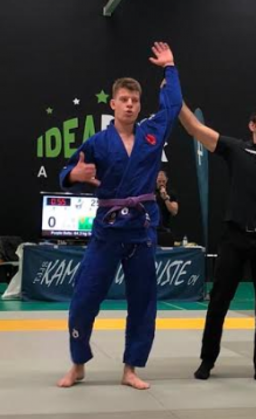 Purple belt · June 15, 2018 · Promoted by Delcio Pereira