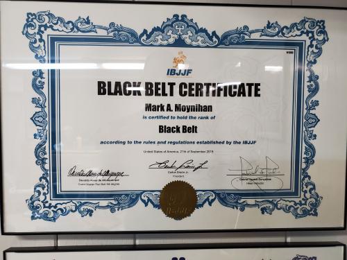 Black belt · November 2, 2018 · Promoted by Gabriel Gladiator