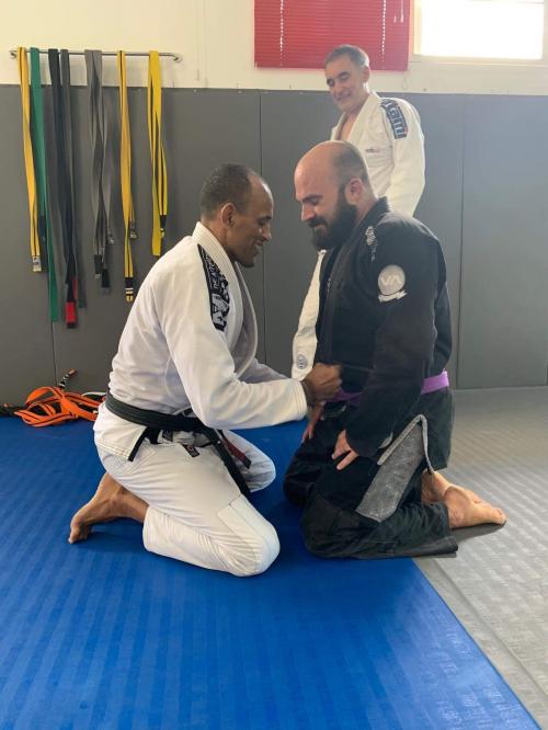 Purple belt · October 12, 2019 · Promoted by Jorge neto