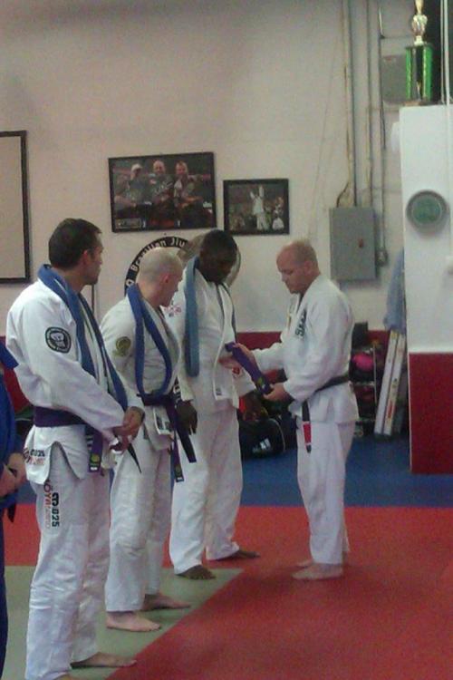 Purple belt · July 26, 2013 · Promoted by Jeff Mitchell