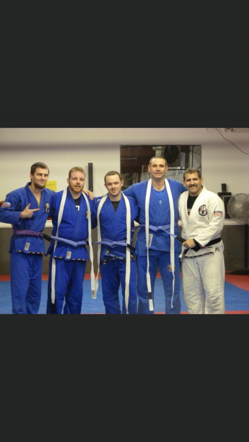 Blue belt · November 3, 2012 · Promoted by Matthew Poulin