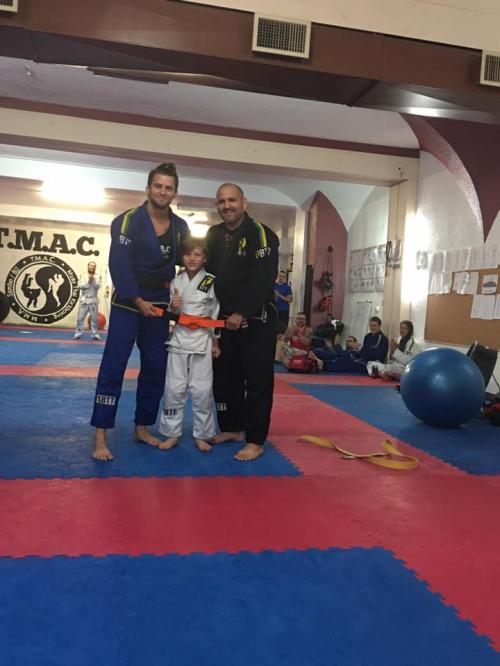 Orange belt · June 25, 2016 · Promoted by Matthew Poulin