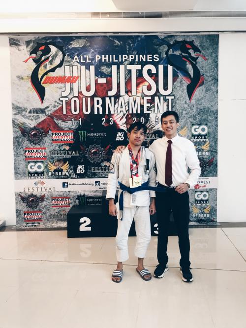 Blue belt · November 23, 2019 · Promoted by Bj Ng