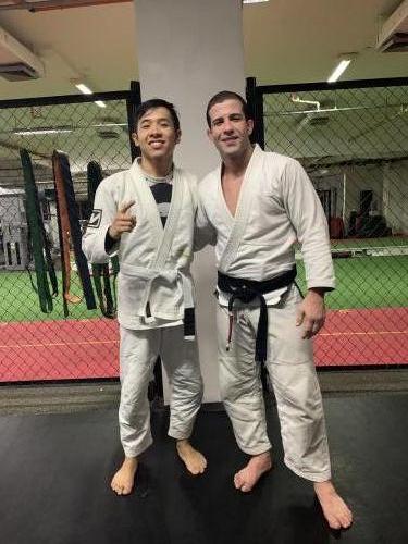 With Professor Tanquinho Mendes