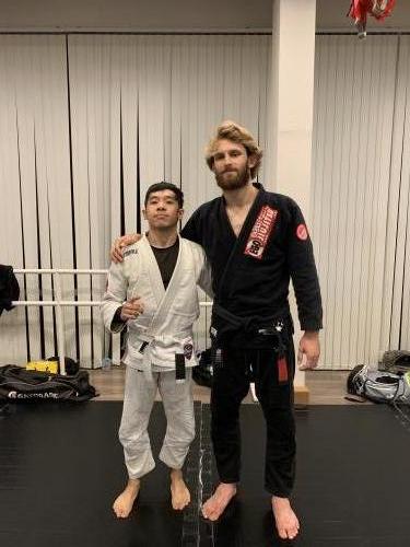 With Professor Adam Wardzinski