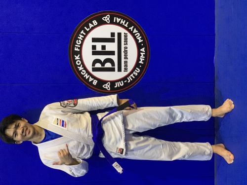 Blue belt · November 27, 2019 · Promoted by Morgan Perkins