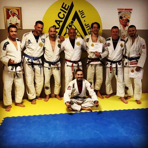 Blue belt · December 17, 2017 · Promoted by Prof.Peter Schira & Prof.Guto Vicente