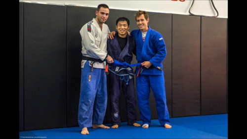 Blue belt · September 9, 2014 · Promoted by Casey Pielemeier