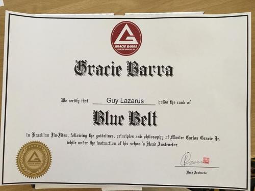 Blue belt · March 20, 2017 · Promoted by Richie Quan
