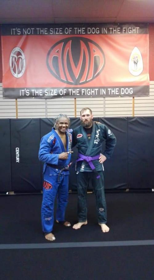 Purple belt · December 5, 2019 · Promoted by Kentrick Coleman