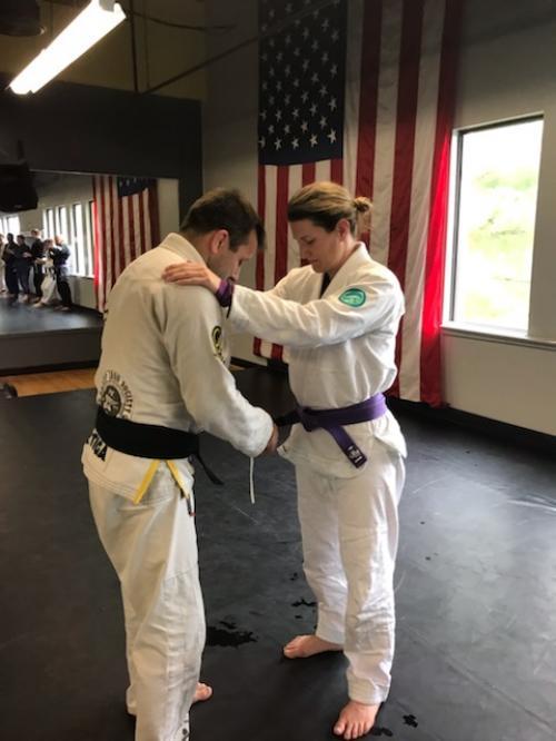 Purple belt · November 19, 2017 · Promoted by Jay Mansfield