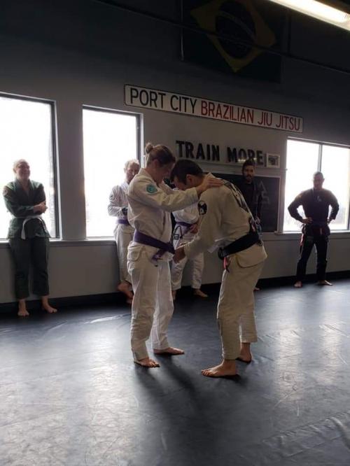 Purple belt · November 19, 2017 · Promoted by Jay Mansfield