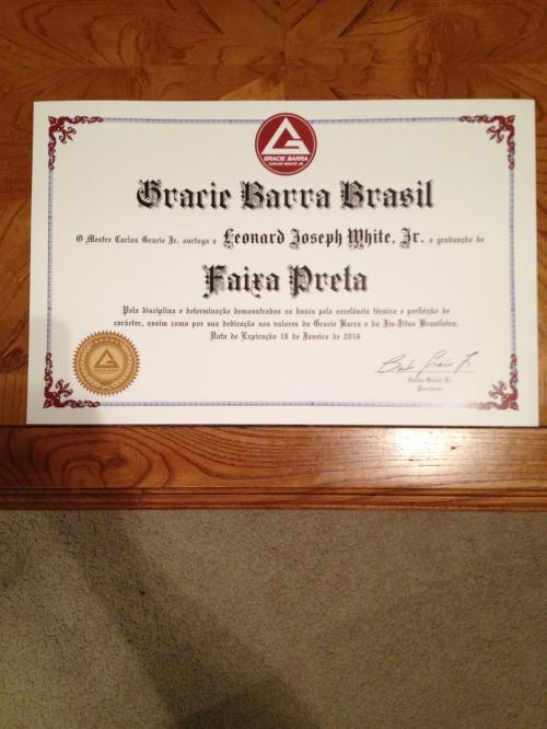 Black belt · April 14, 2012 · Promoted by Eduardo De Lima
