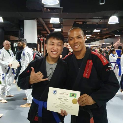 Blue belt · December 14, 2019 · Promoted by Almiro Barros