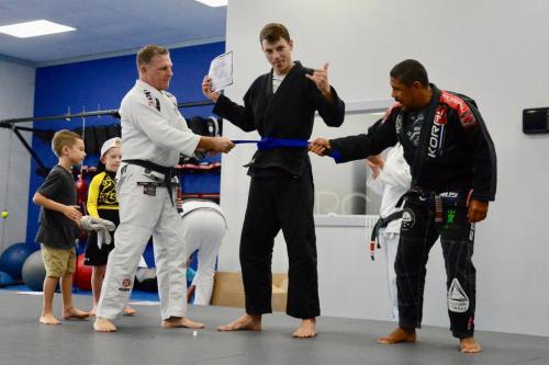 Blue belt · September 22, 2018 · Promoted by Sean Cooper