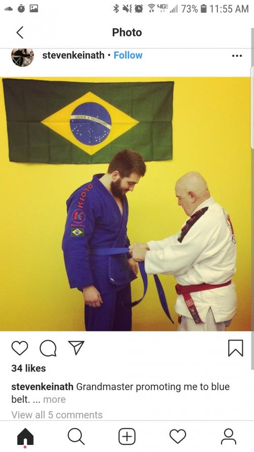 Blue belt · October 26, 2014 · Promoted by Grand Master Francisco Mansor