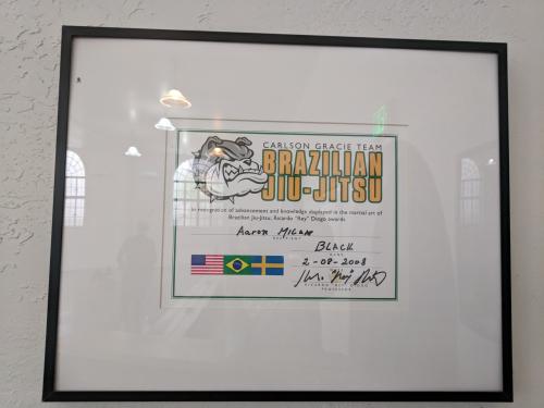 Black belt · February 8, 2008 · Promoted by John Danaher