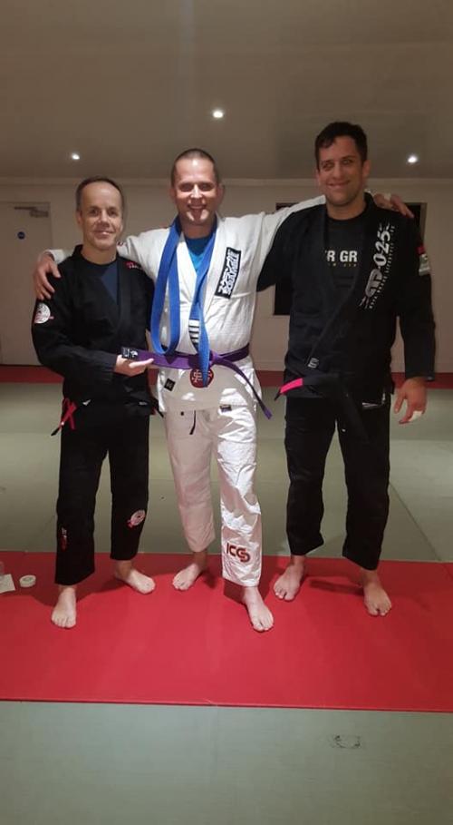 Purple belt · December 7, 2018 · Promoted by Rodger Middleton