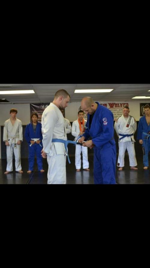 Blue belt · February 18, 2012 · Promoted by Daniel moraes