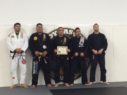 Purple belt · September 24, 2016 · Promoted by Cleber Luciano