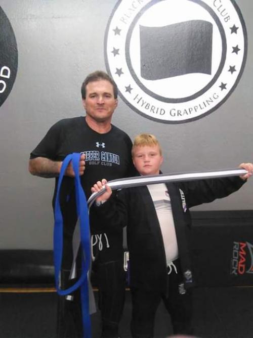 Blue belt · November 1, 2018 · Promoted by Gilbert Olivas