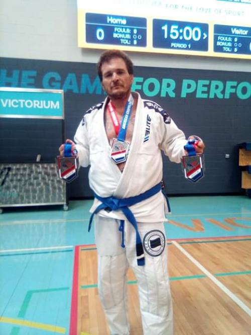 Blue belt · November 1, 2018 · Promoted by Gilbert Olivas