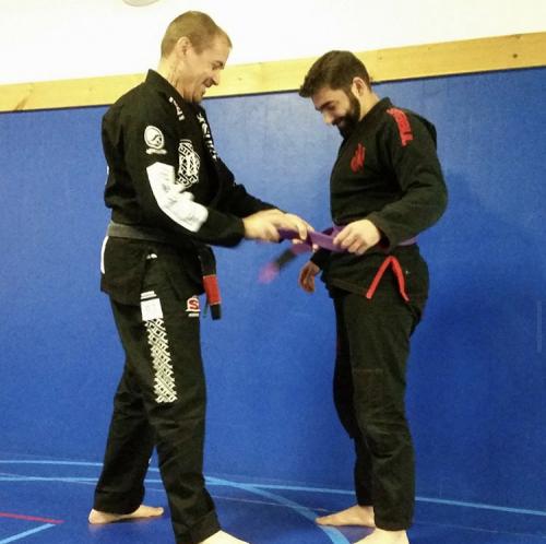 Purple belt · November 7, 2017 · Promoted by Michael DesRosiers