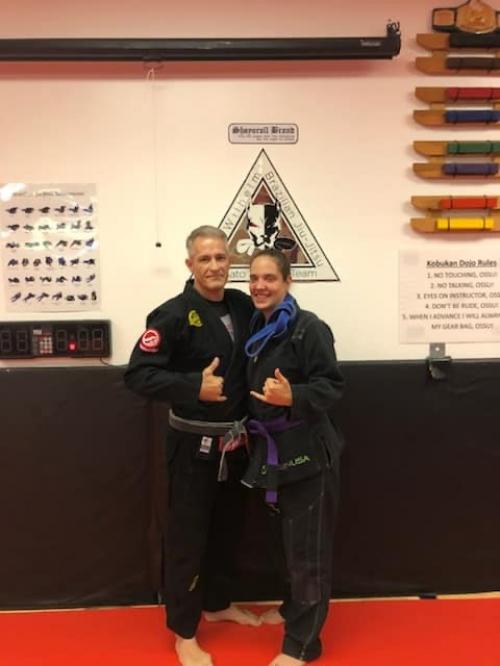 Purple belt · August 30, 2018 · Promoted by Ron Manes