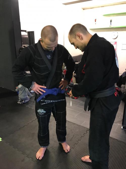 Blue belt · October 7, 2017 · Promoted by Michael Malischewski