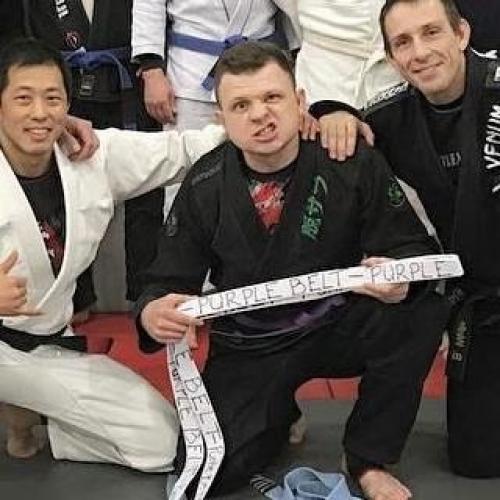 Purple belt · January 12, 2017 · Promoted by Brian Wells
