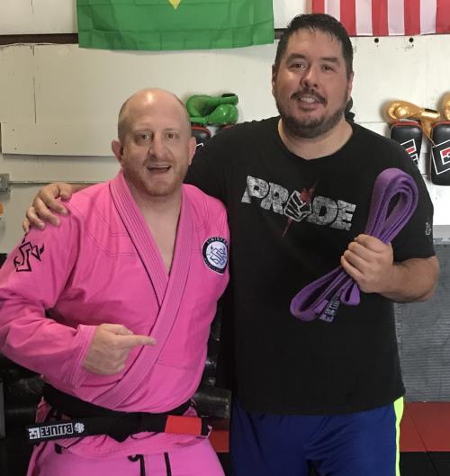 Purple belt · March 30, 2019 · Promoted by Lin Hughs