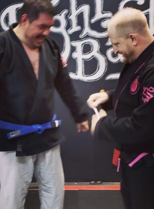 Blue belt · October 22, 2015 · Promoted by Lin Hughs