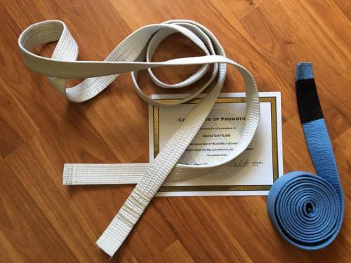Blue belt · August 27, 2016 · Promoted by Robin Gieseler
