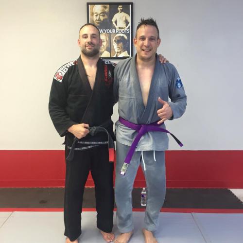 Purple belt · August 20, 2015 · Promoted by Jamie Miller