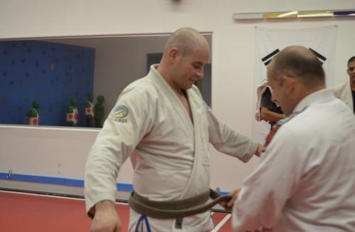 Brown belt · July 20, 2011 · Promoted by Mario Aiello