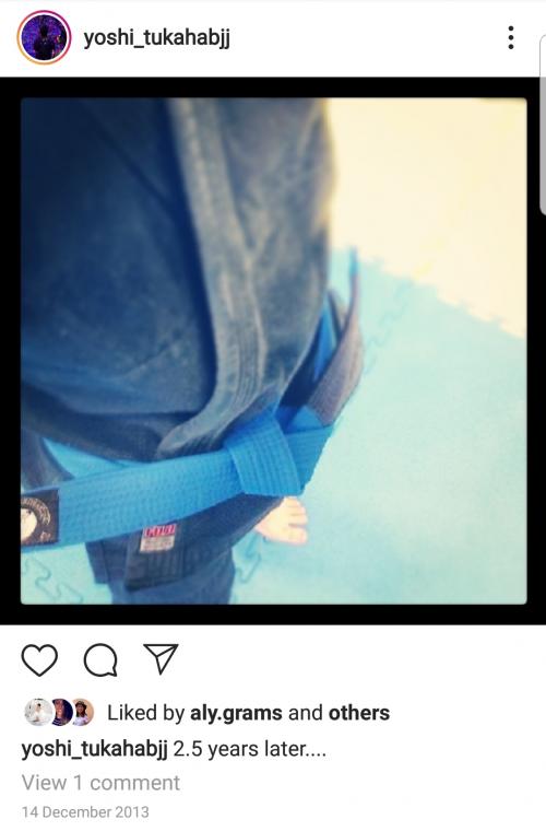 Blue belt · December 14, 2013 · Promoted by Pedro Pacheco Fernandes