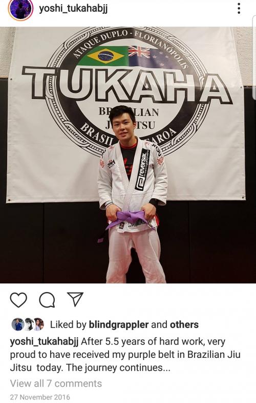 Purple belt · November 27, 2016 · Promoted by Pedro Pacheco Fernandes