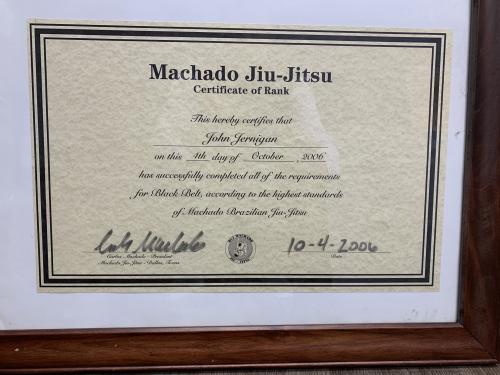 Black belt · October 4, 2006 · Promoted by Carlos Machado
