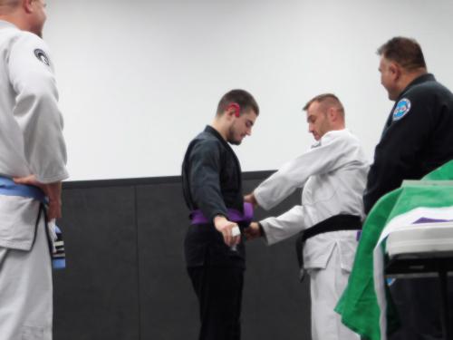 Purple belt · October 26, 2019 · Promoted by Brian Foster
