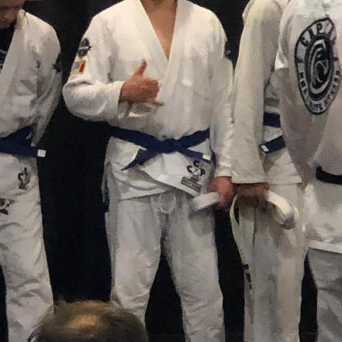 Blue belt · November 23, 2019 · Promoted by Jeremy Lafreniere