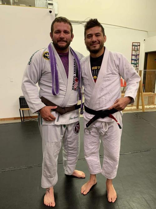 Brown belt · October 24, 2019 · Promoted by Omar French