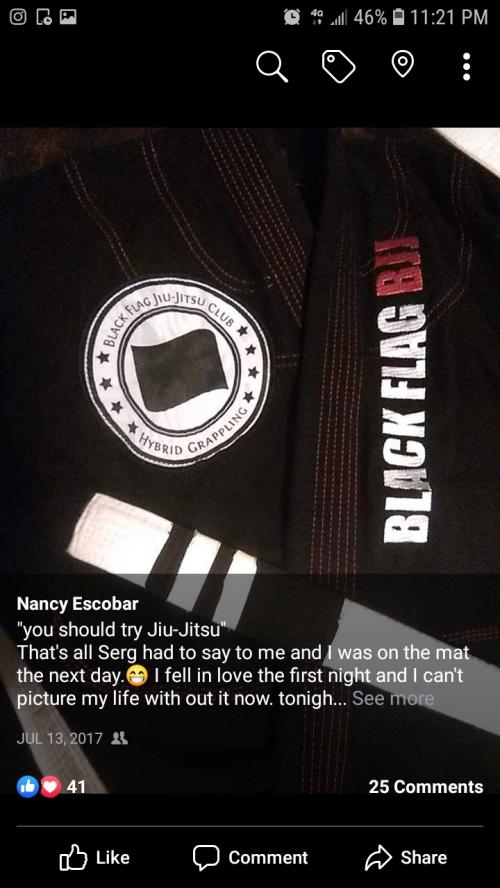 White belt · March 1, 2017