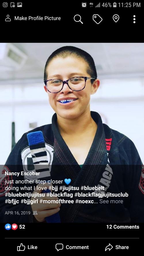 Blue belt · April 24, 2018 · Promoted by Gilbert Olivas