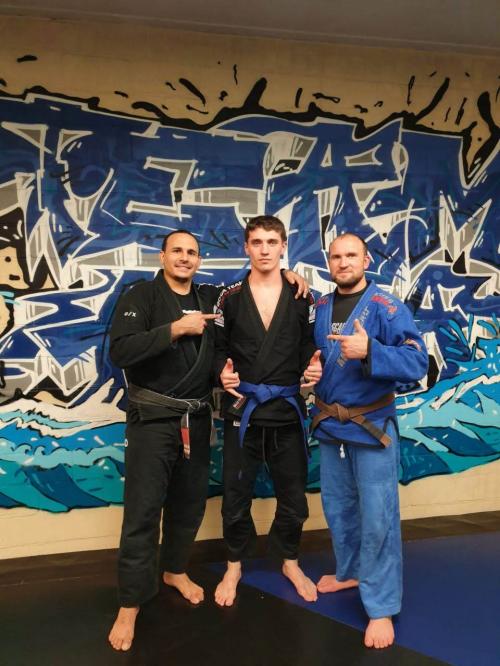 Blue belt · January 23, 2019 · Promoted by Prof. James Verschuur
