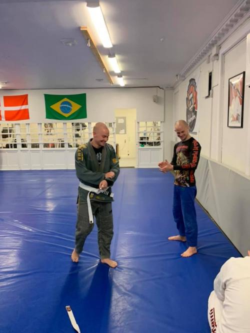 Blue belt · October 7, 2019 · Promoted by Michael Rasmussen