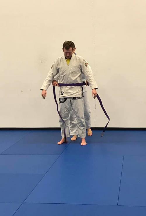 Purple belt · December 20, 2018 · Promoted by James Clingerman