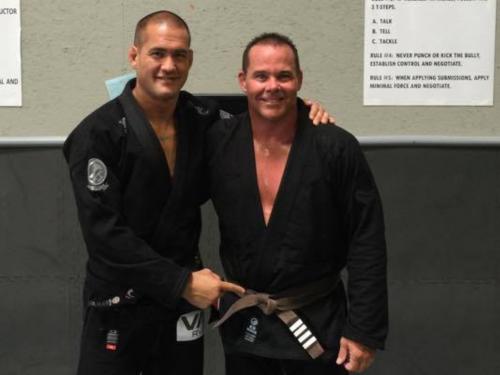 Brown belt · February 14, 2015 · Promoted by Piet Wilhelm